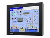 Advantech FPM-7121T - Écran LED - 12.1" - cadre ouvert - écran tactile - 1024 x 768 XGA - 600 cd/m² - 700:1 - VGA, DisplayPort