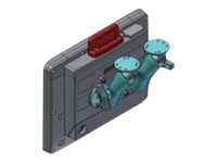 Advantech RAM-Mount Set - Composant de montage (2 x bras de montage de 150 mm) - pour ordinateur monté sur véhicule - pour DLoG DLT-V7212 P+