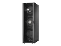 APC InRow RC - Eau glacée de système de refroidissement d'air conditionnée de rack - 380 - 415 V - noir - 42U