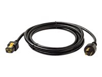 APC - Câble d'alimentation - IEC 60320 C19 pour NEMA L6-20 (M) - 20 A - 3 m - noir - Japon - pour P/N: SMT3000I-AR, SMT3000R2I-AR, SRT10KXLTW, SRT3000XLTW, SRT6KXLTW, SRT8KXLJ