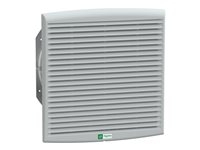 Schneider ClimaSys - Intégration d'un évent de rack - avec grille de sortie et filtre G2, 850 m³/h, IP54 - CA 230 V - gris, RAL 7035