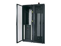 APC Symmetra LX 16kVA Évolutif à 16kVA N+1 - Tableau d'alimentation (rack-montable) - CA 208/240 V - 16000 VA - Ethernet 10/100 - connecteurs de sortie : 13 - 19U - noir, argent