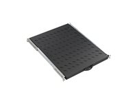 GO RACK ACCESSORY SLIDING SHELF 4 POINT FIXING DEPTH 570MM FOR 800MM CABINETS LOAD 30KG UNIVERSAL