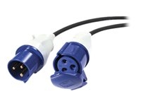 APC Modular IT Power Distribution Cable Extender - Rallonge de câble d'alimentation - IEC 60309 32A (M) pour IEC 60309 32A (F) - CA 230 V - 8.4 m - pour P/N: SY16K48H-PDNB, SY32K48H-PDNB, SY48K48H-PDNB, SY64K96H-NB, SY96K160H-NB, SY96K96H-NB