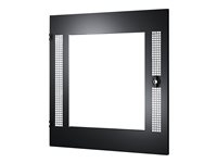 APC NetShelter WX - Porte de rack - avant - noir - 13U - pour P/N: SCL500RM1U, SCL500RMI1U, SCL500RMI1UC, SCL500RMI1UNC, SMTL1000RMI2UC, SMTL750RMI2UC