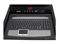APC Console ACL - Console KVM - 17" - rack-montable - 1280 x 1024 @ 75 Hz - noir - 1U - pour P/N: AR3103, AR3103SP, AR3106SP, SRT1000RMXLI, SRT1000RMXLI-NC, SRT5KRMXLW-TW
