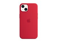 Apple - Achterzijde behuizing voor mobiele telefoon - geschikt voor MagSafe - silicone - rood - voor iPhone 13