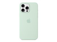 Apple - Achterklep voor mobiele telefoon - geschikt voor MagSafe - silicone - aquamarijn - voor iPhone 16 Pro Max