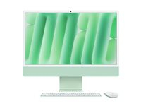 Apple iMac with 4.5K Retina display - Tout-en-un M4 - RAM 16 Go - SSD 256 Go - Apple M4 8-core - IEEE 802.11ax (Wi-Fi 6E), Bluetooth 5.3 - macOS Sequoia 15.0 - moniteur : LED 24" 4480 x 2520 (4.5K) - clavier : Français - vert