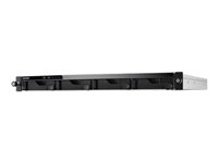 ASUSTOR AS-204RS - NAS server - 4 bays - rack-mountable - SATA 6Gb/s - RAID 0, 1, 5, 6, 10, JBOD - RAM 1 GB - Gigabit Ethernet - iSCSI support