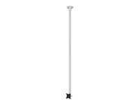 B-TECH System V BT5970 - Bevestigingskit (plafondbevestiging) - voor plat scherm - wit - schermgrootte: maximaal 71,12 cm (28") - bevestigingsinterface: tot 100 x 100 mm