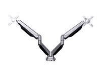 Bakker Elkhuizen Smart Office 12 - Kit de montage - bras réglable - pour 2 écrans LCD - Taille d'écran : 10"-27" - montrable sur bureau