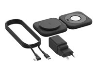 Belkin BoostCharge Pro 2-in-1 - Draadloos oplaadstation + netadapter - 15 Watt - Fast Charge (magnetisch)