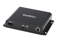 Belkin - KVM / audio-uitbreider - zender - DisplayPort, HDMI - over CAT 6 - USB - 6 poorten - maximaal 100 m - TAA Compliant