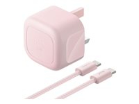 BOOSTCHARGE 30W USB PD WallCharger Blush
