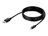 Belkin KVM Video Cable - Câble DisplayPort - Conformité TAA - DisplayPort (M) pour Mini DisplayPort (M) - 3.05 m - passif, support 4K - noir