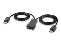 Belkin Secure Modular DP Dual Head Console Cable - Videokabel - TAA Compliant - DisplayPort (M) - 1.83 m - 4K ondersteuning, actief