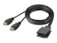 Belkin Secure Modular HDMI Dual Head Console Cable - Videokabel - TAA Compliant - HDMI male - 1.83 m - 4K ondersteuning, actief