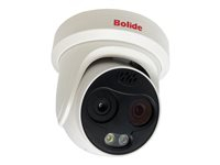 Bolide - Thermal / network surveillance camera - dome - colour (Day&Night) - 4 MP - 1980 x 1080 - audio - LAN 10/100 - H.265, H.264, MJPEG - DC 12 V / PoE