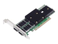Broadcom P2200G - Netwerkadapter - PCIe 5.0 x16 laag profiel - 400 Gigabit QSFP112 x 2