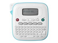 Brother P-Touch PT-N20 - Labelmaker - B/W - direct thermal - 12 mm width - 180 dpi - up to 12 mm/sec - cutter - vertical print, mirror print, print preview, 2 line printing - white, blue