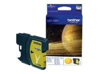 Brother LC1100Y - Yellow - original - ink cartridge - for Brother DCP-185, 395, 585, 6690, J715, MFC-490, 5490, 790, 795, 990, J615; Justio MFC-5890