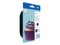 Brother LC123BK - Hoog rendement - zwart - origineel - blister - inktcartridge - voor Brother DCP-J100, DCP-J105, DCP-J132W, DCP-J4110DW, DCP-J552DW, DCP-J752DW