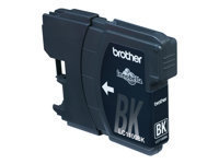 Brother LC1100BK - Pack de 2 - noir - original - blister avec alarme acoustique / électromagnétique - cartouche d'encre - pour Brother DCP-185, 395, 585, 6690, J715, MFC-490, 5490, 790, 795, 990, J615; Justio MFC-5890