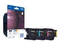 Brother LC1220RBWBP - Yellow, cyan, magenta - original - blister - ink cartridge - for Brother DCP-J525W, DCP-J725DW, DCP-J925DW; MyMio MFC-J825N
