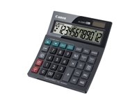 Canon AS-220RTS - Calculatrice de bureau - 12 chiffres - panneau solaire, pile - gris foncé