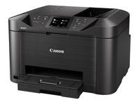 Canon MAXIFY MB5150 - Multifunctionele printer - kleur - inktjet - A4 (210 x 297 mm), Legal (216 x 356 mm) (origineel) - A4/Legal (doorsnede) - maximaal 22 ppm LED - maximaal 24 vel per minuut (printend) - 250 vellen - 33.6 Kbps - LAN, Wi-Fi(n), USB host, USB 2.0