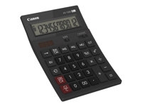 Canon AS-1200 - Calculatrice de bureau - 12 chiffres - panneau solaire, pile - gris foncé