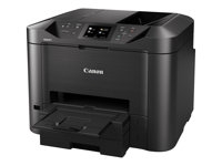 Canon MAXIFY MB5450 - Multifunction printer - colour - ink-jet - A4 (210 x 297 mm), Legal (216 x 356 mm) (original) - A4/Legal (media) - up to 22 ppm (copying) - up to 24 ipm (printing) - 500 sheets - 33.6 Kbps - LAN, Wi-Fi(n), USB host, USB 2.0