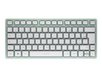 CHERRY KW 7100 Mini - Clavier - sans fil - Bluetooth 5.1 - AZERTY - Français - commutateur : CHERRY SX - vert agave - emballage sans plastique
