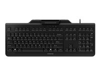 CHERRY SECURE BOARD 1.0 - Keyboard - with NFC - USB - US with Euro symbol - key switch: CHERRY LPK - black