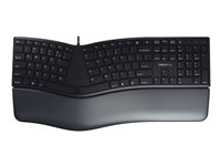 CHERRY KC 4500 ERGO - Clavier - USB - QWERTY - Anglais - noir