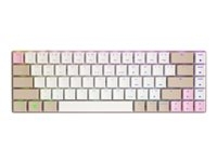 CHERRY MX MX-LP 2.1 - Clavier - compact - backlit - sans fil - Bluetooth 5.2, 2.4 GHz, USB-C - QWERTY - US - commutateur : CHERRY MX Low Profile RGB Speed