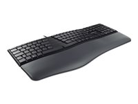 CHERRY KC 4500 ERGO - Toetsenbord - USB - AZERTY - Belgisch - zwart