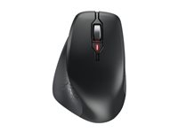 CHERRY STREAM MOUSE COMFORT - Muis - ergonomisch - rechtshandig - optisch - 6 knoppen - draadloos - 2.4 GHz - USB draadloze ontvanger - zwart