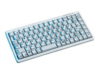 CHERRY G84-4100 Compact Keyboard - Clavier - PS/2, USB - Anglais - gris clair