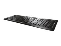 CHERRY STREAM KEYBOARD WIRELESS - Keyboard - wireless - 2.4 GHz - Belgium - key switch: CHERRY SX - black