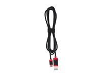 CHERRY - Câble USB - USB (M) pour USB-C (M) - USB 2.0 - 1.5 m - câble tressé - noir