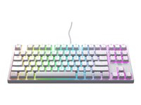 XTRFY K4V2 TKL Keyboard White Corded Mechanical MX Red Layout-Portugal Black