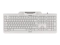 CHERRY KC 1000 SC - Clavier - USB - Pan Nordic - commutateur : CHERRY LPK - gris pâle