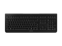 CHERRY KW 3000 - Toetsenbord - draadloos - 2.4 GHz - AZERTY - Frans - zwart
