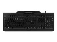 CHERRY SECURE BOARD 1.0 - Clavier - avec NFC - USB - Suisse - commutateur : CHERRY LPK - noir
