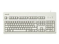 CHERRY G80-3000 - Clavier - PS/2, USB - Français - gris clair