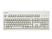 CHERRY G80-3000 - Clavier - PS/2, USB - R.-U. - gris clair