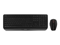 CHERRY GENTIX DESKTOP - Ensemble clavier et souris - sans fil - 2.4 GHz - R.-U. - noir