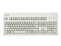 CHERRY G80-3000 - Clavier - PS/2, USB - US - gris clair